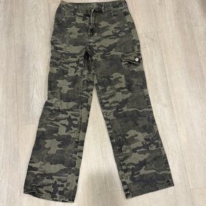 Shein camo cargo pants size xs petite